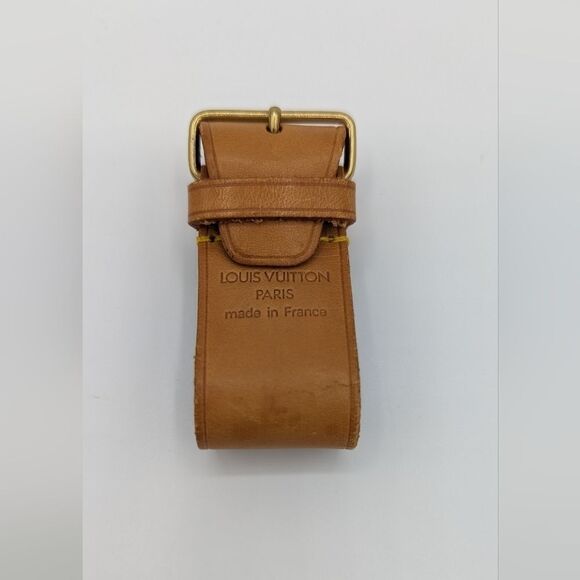 Louis Vuitton Luggage Tag w/ Strap and Padlock & Key - Picture 8 of 10